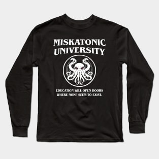 Miskatonic University Education Open Doors Long Sleeve T-Shirt